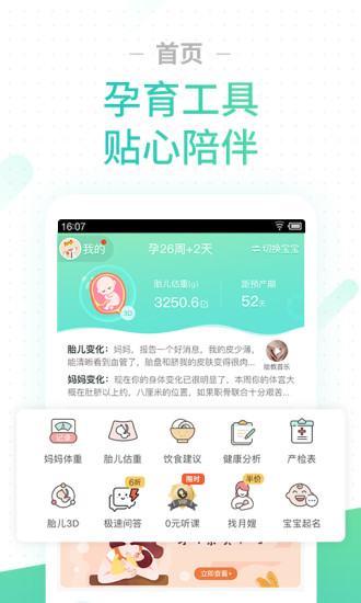 孕期伴侣APP